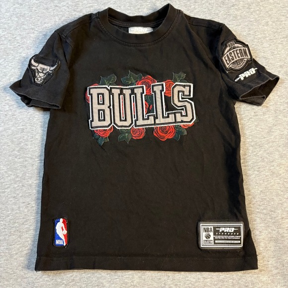 Pro Standard Other - Pro Standard Chicago Bulls Rose Patch T-Shirt Kids 4T Black NBA Basketball Tee